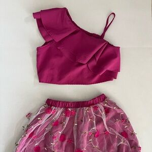 SHEIN Fuchsia Top